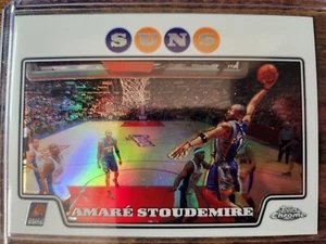 2008-09 Topps Chrome Amare Stoudemire rifrattore #91 Phoenix Suns - Foto 1 di 2