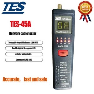 TES-45A Network Lan Cable Tester, Brand New✦Kd - Picture 1 of 6