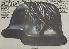 Original Vintage Poster Blokada Polish Film Military 