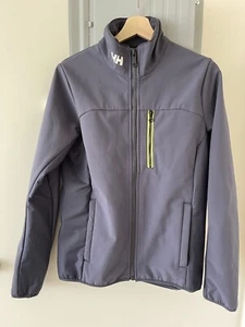 Mens Helly Hansen Soft Shell Jacket Size S Small Gray - Picture 1 of 5