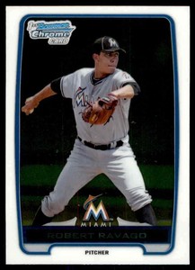 2012 Bowman Chrome Draft Draft Picks ! Robert Ravago #BDPP141