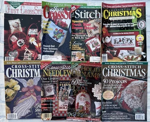 Vintage Weihnachten Better Homes Gärten, nur Kreuzstich, Hefterei ~ 8 Zeitschriften - Bild 1 von 17