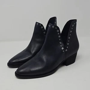 Free People Studed Charm Double V Ankle Boots Size 8.5 - Picture 1 of 5