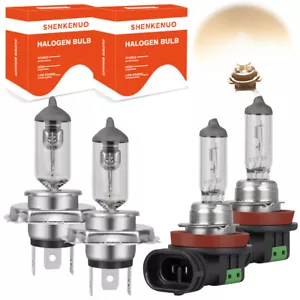 For Nissan Versa 2012-2017 4X 3400K Halogen Headlight High/Low Fog Light Bulb BP - Picture 1 of 12