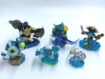 Лот товаров с Фигурками Activision Skylanders из 6 Water Swap Force Blizzard Chill Slam Bam - Изображение 1 из 4