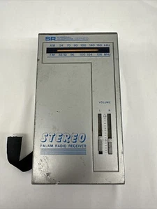 Vintage Sears AM/FM Radio 667 funktioniert nicht und Abdeckung fehlt - Bild 1 von 10