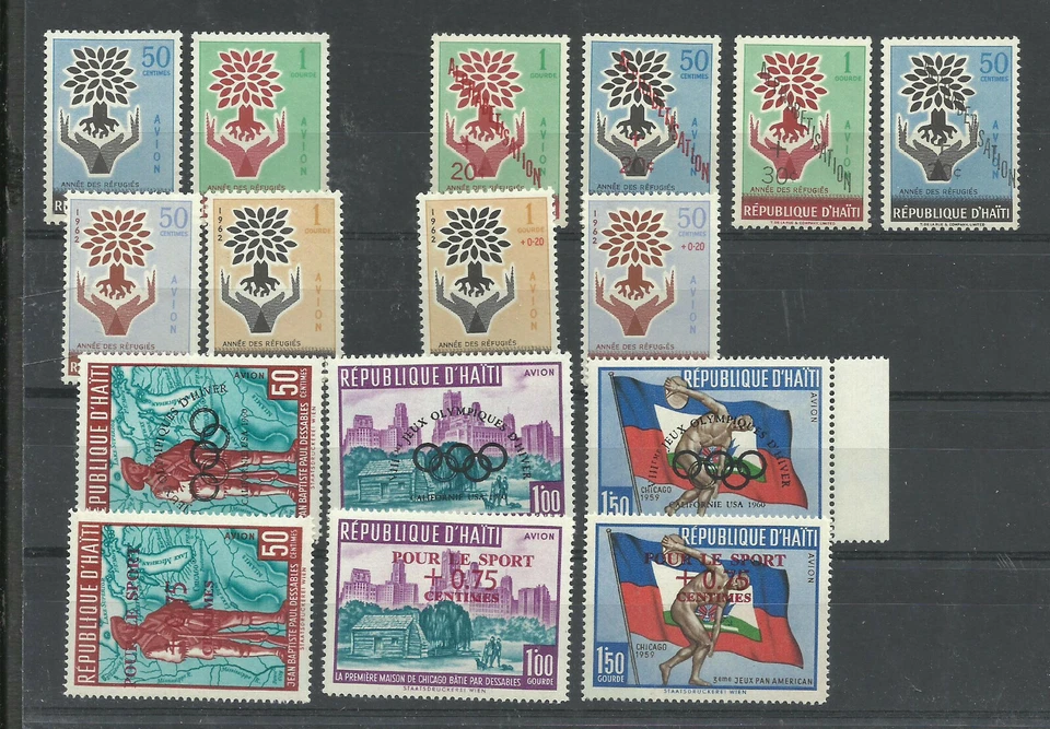 HAITI BEST LOT 16 STAMPS, MH - Image 1 of 1