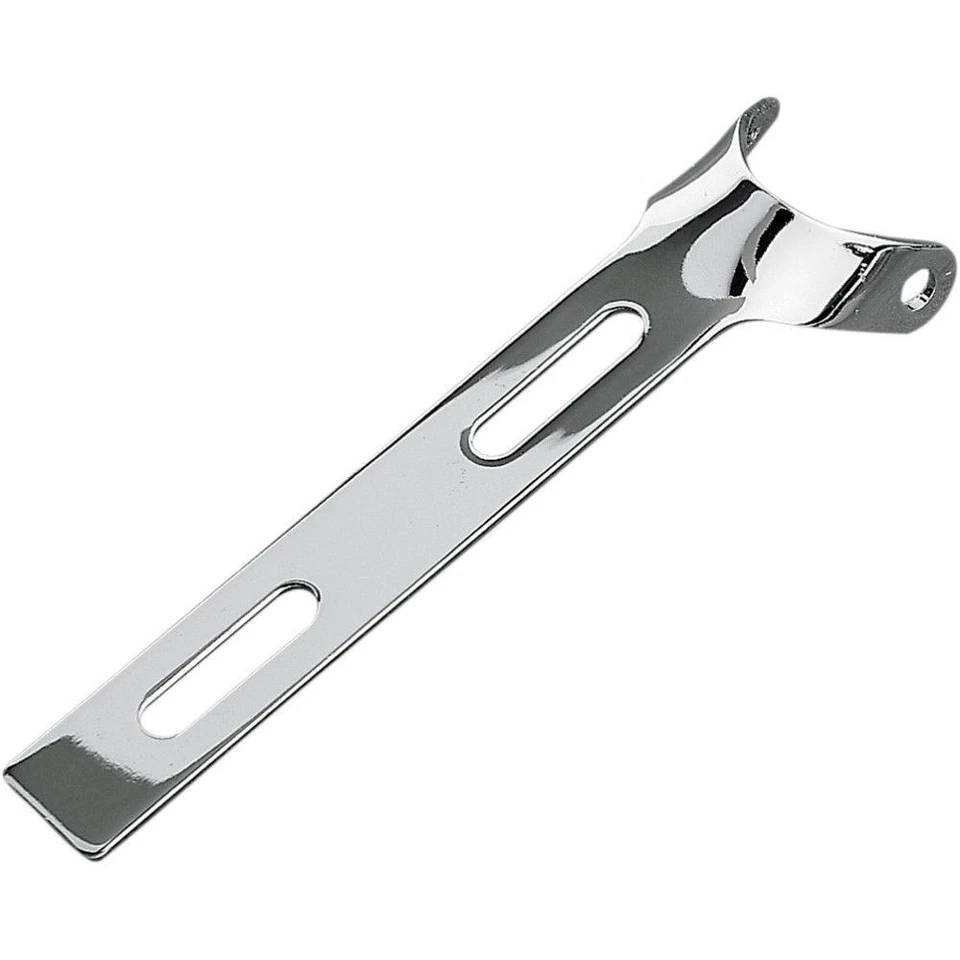 Chrome Round End Universal Seat Hinge Bracket solo mount nose mounting  - Image 1 of 1