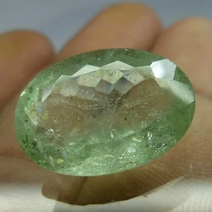 16,9 Karat 20,5x14x9,5 mm Natürlicher Facettierter Aquamarin Oval Lose Edelstein - Bild 1 von 8