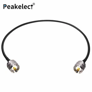 UHF PL-259 Male to Male CB Radio Antenna Coax Cable 50Ohm RG58 Coaxial Cable - Picture 1 of 6