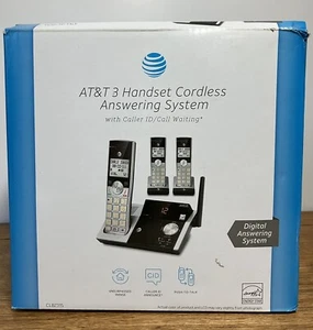 AT&T 3 Handset Cordless Telephones landline CL82315 new in box unused phone - Zdjęcie 1 z 11