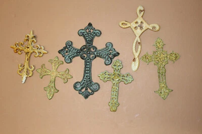 6pc NEW Decorative Cross Wall Display, Amador Collection - Image 1 of 4