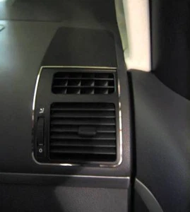 D Chrom Rahmen für Lüftungsschacht außen / VW Touran - Edelstahl poliert - Picture 1 of 3