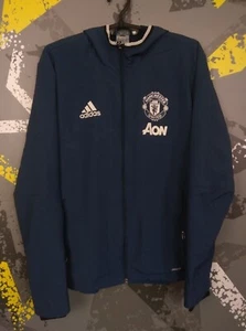 Manchester United Jacket Size SMALL Full Zip Adidas AP0989 ig93 - Picture 1 of 12