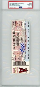 Mike Trout SIGNED MLB Debut Ticket Stub 7-8-11 LA Angels PSA 10 GRADED AUTOGRAPH - Picture 1 of 2