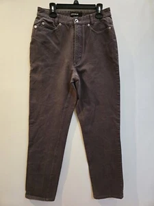 Cambio Jeans Womens 10 Gray Straight Leg Dark Wash Denim High Rise 5 Pocket - Picture 1 of 5