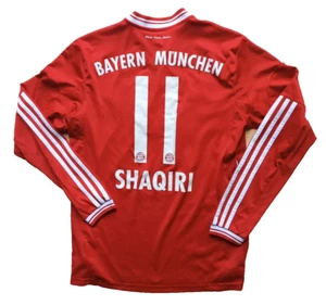 Adidas Xherdan Shaqiri FC Bayern München 2013/2014 Heim Trikot rot Longsleeve S - Bild 1 von 4