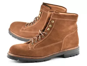 NUEVO con CAJA - HECHO EN ITALIA | BOTAS SUELA VIBRAM RALPH LAUREN 13D RAPÉ GAMUZA - Imagen 1 de 13