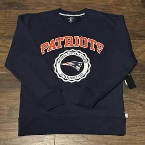 New England Patriots NFL x Tommy Hilfiger Sportswear Crewneck fleece Sz Small - Picture 1 of 10