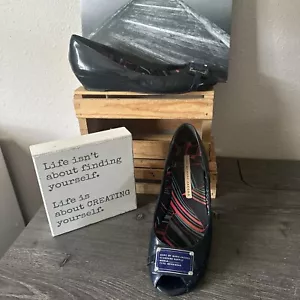Marc By Marc Jacobs Standard Supply Navy Patent Ramp Wedges 40/8.5 PreOwned-READ - Picture 1 of 19