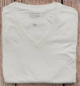 Mens Extra Large (XL) Everyday V-Neck T-Shirt NWT White V2 (2a22) - 801956 - Picture 1 of 3