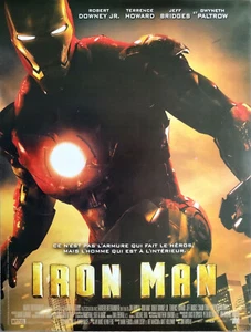 IRON MAN Affiche Cinéma ROULEE 53 x 40 cm Movie poster Jon Favreau 2008 - Bild 1 von 1