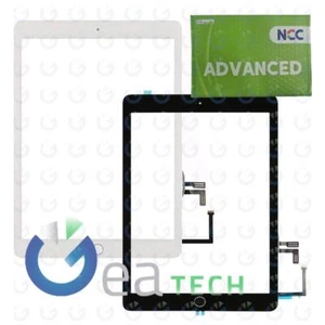 TOUCH SCREEN APPLE IPAD 5 AIR A1822 A1823 VETRO NCC ADVANCED TASTO HOME WIFI 3G - Photo 1/3