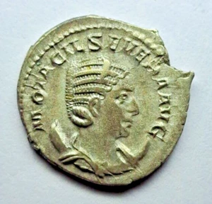 Otacilia Severa Augusta 244-249 Ancient Authentic Silver roman coin - Picture 1 of 8