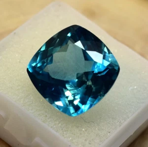 10,85 CT Natur Schön Aquamarin Himmel Blau Kissen Schnitt A ++ Lose Edelsteine - Bild 1 von 4