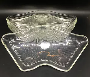 WALLACE SILVER - Set of 5 Crystal Liners for Baroque Silverplate Lazy Susan - Picture 1 of 11