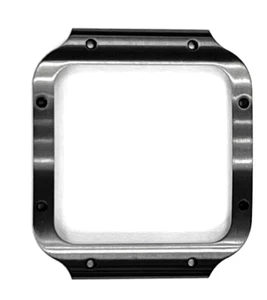 ORIGINAL FACTORY CARTIER SANTOS BLACK STEEL MEN'S 39.8MM BEZEL WSSA0039 - Picture 1 of 3