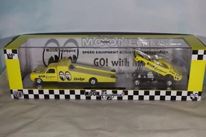 1:64 M2 Auto Haulers R78 Moon Eyes 1974 Dodge Truck & 1971 Dodge Funny Car - Bild 1 von 1