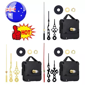 Silent DIY Quartz Movement Wall Clock Motor Mechanism Long Spindle Repair Kit - Picture 1 of 15