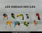 SERIE COMPLETE DE FEVES LES OISEAUX DES ILES 2021