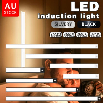 LED Motion Sensor Under Closet Light Rechargeable Magnetic Cabinet Dimmable Lamp - image 1 of 4