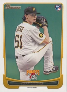Jeff Locke RC 2012 Bowman #204 Pittsburgh Pirates MLB Baseball Rookie Karte - Bild 1 von 2