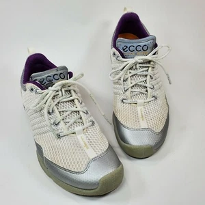 Ecco Biom Train Natural Motion Women/ Youth Shoes White/Silver Sz 37 (5.5M) - Picture 1 of 12