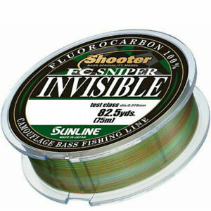 Brand New - Sunline Shooter FC Sniper Invisible Camo 100% Fluorocarbon 75m