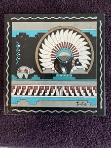 Southwestern Bears Fliesenuntersetzer von Gale Tu-oti, 6 x 6 Zoll - Bild 1 von 2