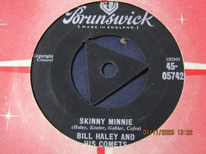 BILL HALEY & HIS COMETS-SKINNY MINNIE-BRUNSWICK TRI - Picture 1 of 2
