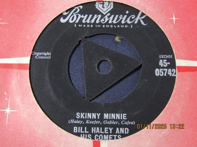 BILL HALEY & HIS COMETS-SKINNY MINNIE-BRUNSWICK TRI - Image 1 of 2