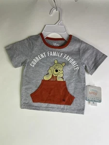 Disney Winnie The Pooh Current Family Favorite Tee T-Shirt Infant Boys 12 Months - Picture 1 of 7