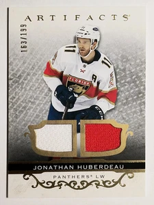 2021-22 Artifacts Materials Gold #108 Jonathan Huberdeau - Picture 1 of 2