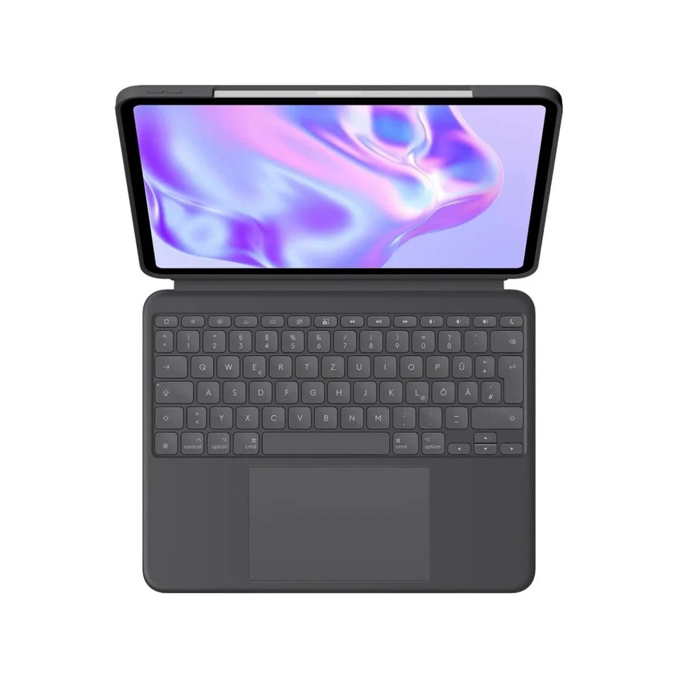 Logitech Combo Touch Tastatur Trackpad Apple iPad Pro 13" Gray 920-012665