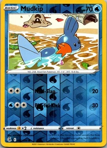 Mudkip Reverse Holo Common SWSH08: Fusion Strike 062/264 NM - Picture 1 of 2