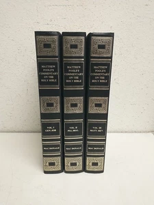 Matthew Poole's Commentary on the Holy Bible, 3 Volume Set Hardcover - Picture 1 of 7