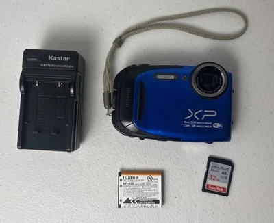 FUJIFILM FINEPIX XP75 16.4 MP Waterproof Shockproof Digital Camera w/ Battery/SD - Image 1 of 4