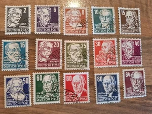 DDR 327 - 341 gestempelt,  komplett  - Bild 1 von 1