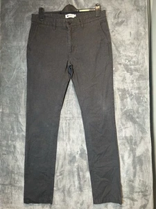 NN07 Trousers W33 L34 Grey Twill Marco Slim Fit Straight Leg Chino Mens - Picture 1 of 8