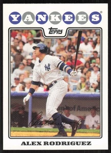 2008 Topps Alex Rodríguez New York Yankees #1 - Imagen 1 de 2
